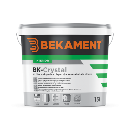 BK-Crystal Akrilna vodoperiva disperzija za unutrašnje zidove