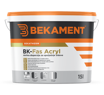 BK-Fas Acryl Akrilna disperzija za spoljašnje zidove